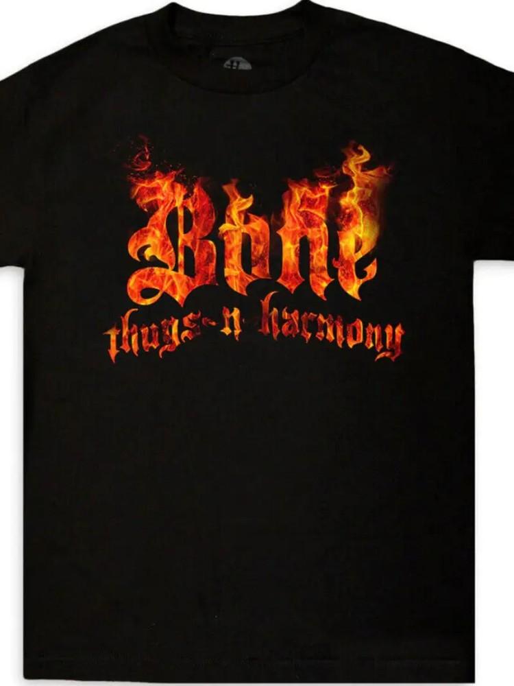 

1pc Bone Thugs-N-Harmony Flames Fire Thug Story I Tried Hip Hop Krayzie Bone Men L