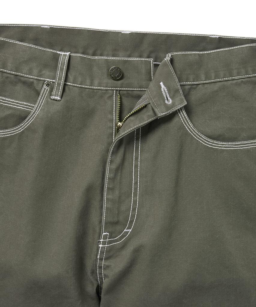 THISISNEVERTHAT Contrast Stitch Pant Olive