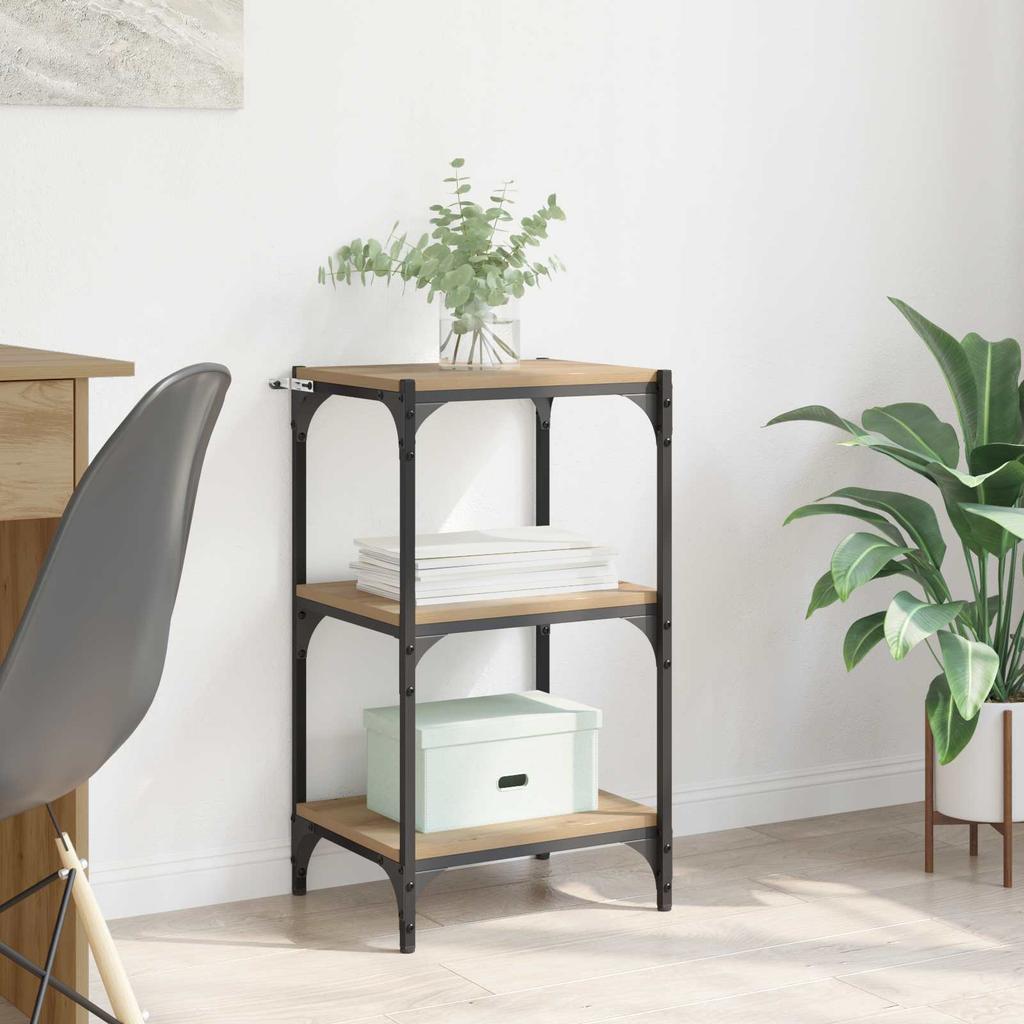 Artisan Oak Bookshelf 40 x 33 x 70.5 cm Engineered Wood