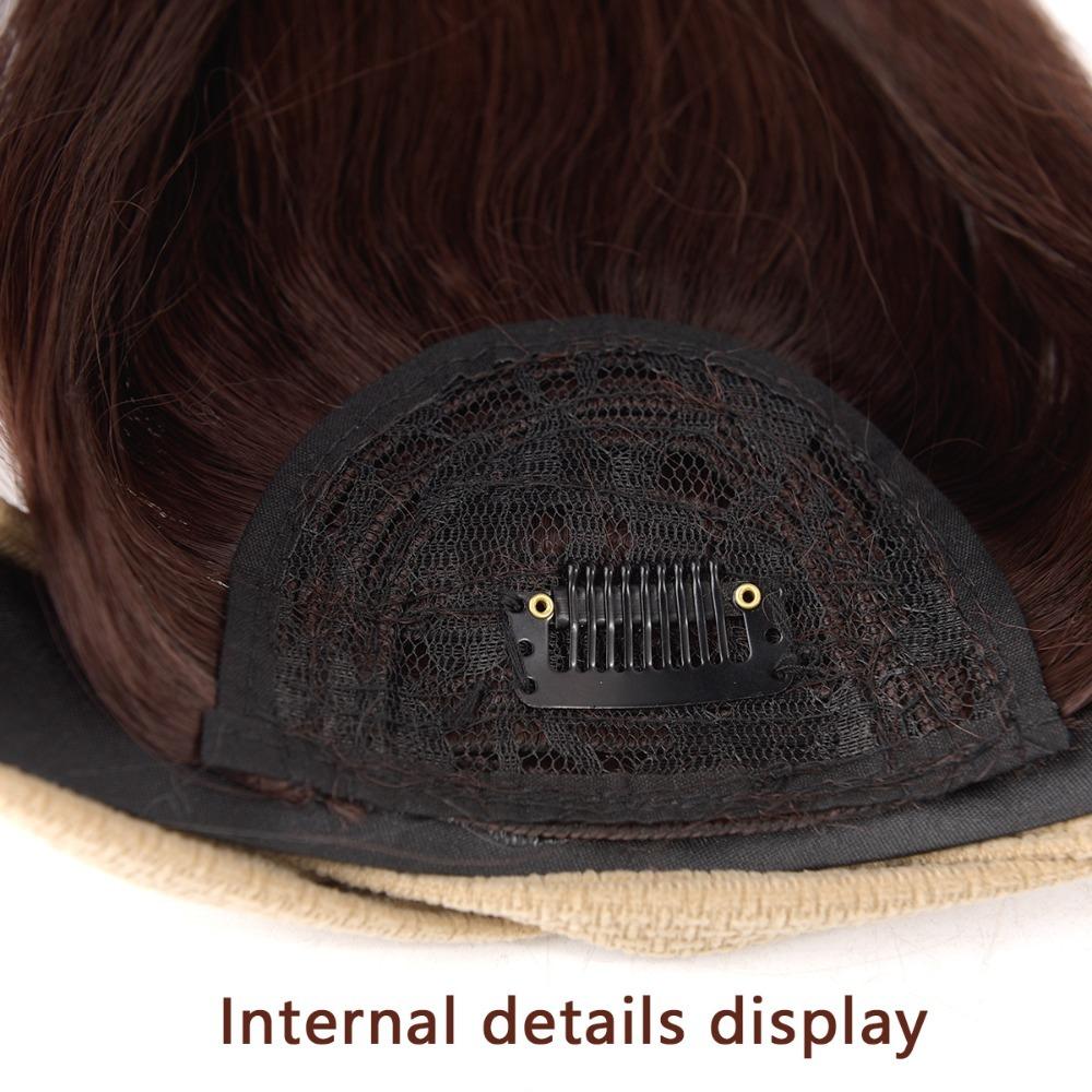 Półgłowa z klipsem Peruka Styl Koreański Damska Opaska do Włosów Akcesoria do Włosów Syntetyczna Opaska Peruki