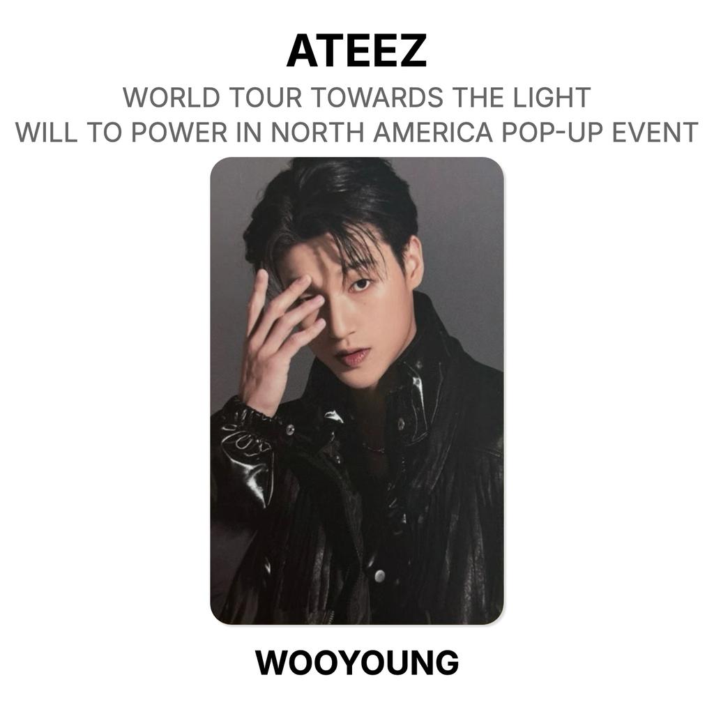 ATEEZ WORLD TOUR TOWARDS THE LIGHT : WILL TO POWER IN NORTH AMERICA POP-UP EVENT Official Photocard