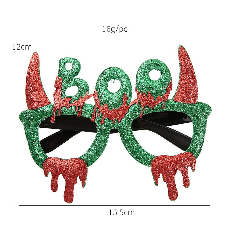 New Halloween Glasses Children's Funny Party Costumes Photo Prop Decorative Goods Skull-and-pumpkin Ghost Day Party