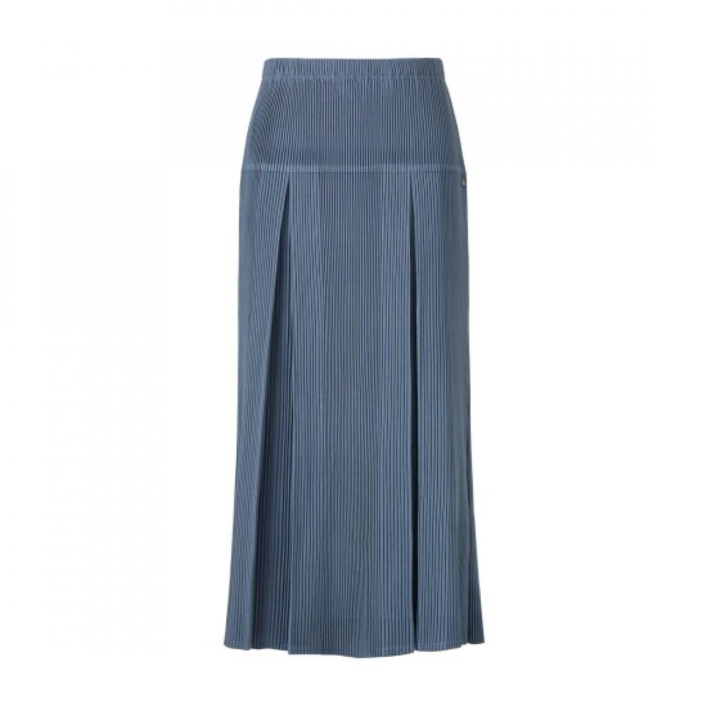 Pleats Me Long Pleated Skirt Slate Shade Ppskw025001