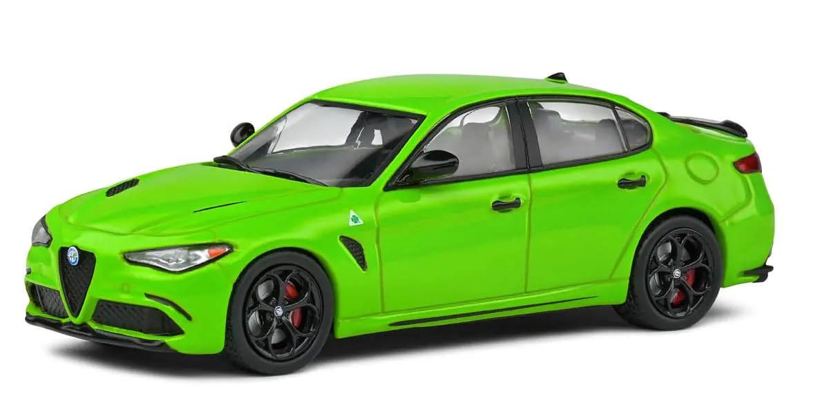 

Kyosho Solido Масштаб Alfa Romeo Giulia Quadrifoglio 2020 Готовая модель S4313106 1/43 (Неоновый зеленый)