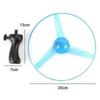 3Pcs LED Lighting Flying Disc Propeller Helicopter Toys Pull String Flying Saucers UFO Spinning Top Fun Game Kids Outdoor Toys