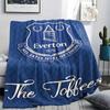 1PC Everton F.C Patterned Flannel Blanket Suitable For All Seasons for Home Decor Warmth and Comfort Gifts Holiday Present