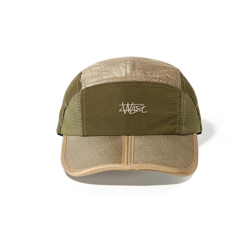 Baseball cap Foldable brim Outdoor quick-drying visor Mesh sun hat Sports cap Parent-child peaked cap Tide