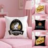 Rum Bundaberg Cushion Cover Plush Fabric Soft Double-Sided Printed Invisible Zipper Sofa Pillow Case Home Decor