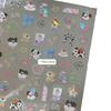 Korean Cute Puppy Bow Nail & Journal Stickers