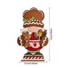 Wooden Gnome Ornaments with Baking Elements Christmas Themed Festive Home Decor Christmas Supplies Party Gifts