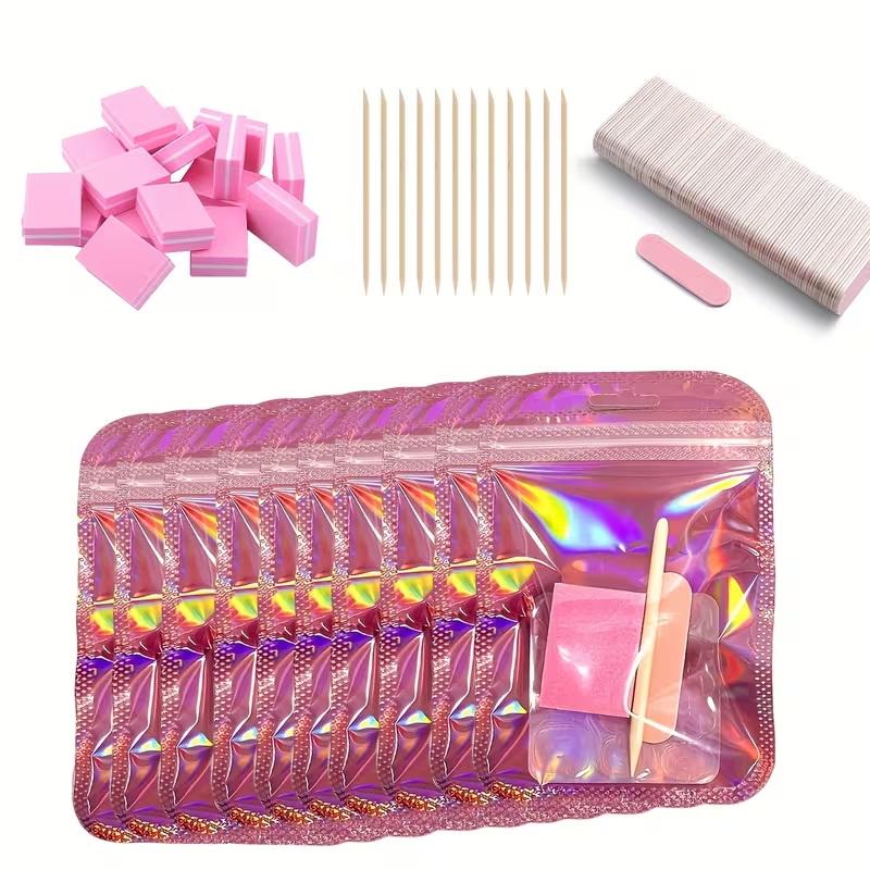 5/20 Set Nail Tool Kit, Mini Nail Files, Polishing Pads, And Sticks, Suitable For Diy Jewelry Polishing And Nail Care