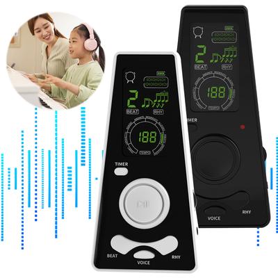 Digital Metronome Volume & Beat Speed Adjustable Electronic Metronome with Timer for Musicians Piano Guitar Violin Instrument