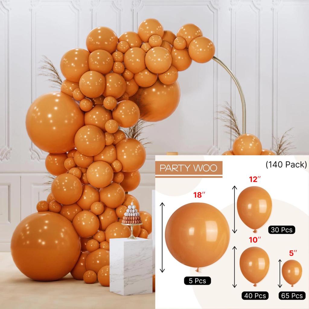 Conjunto de Balões Macarons Matte e Metálicos para Decorações de Festa de Aniversário Multicena