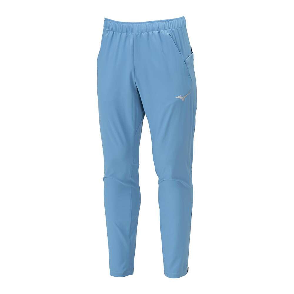 Mizuno Training Wear Stretch Cross Pants, Jersey, Player-Specific, MUGEN Color, 32MDB503, Parisian Blue