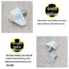 Milky White Transparent Plastic Shelf Support for Cabinet and Glass Dividers