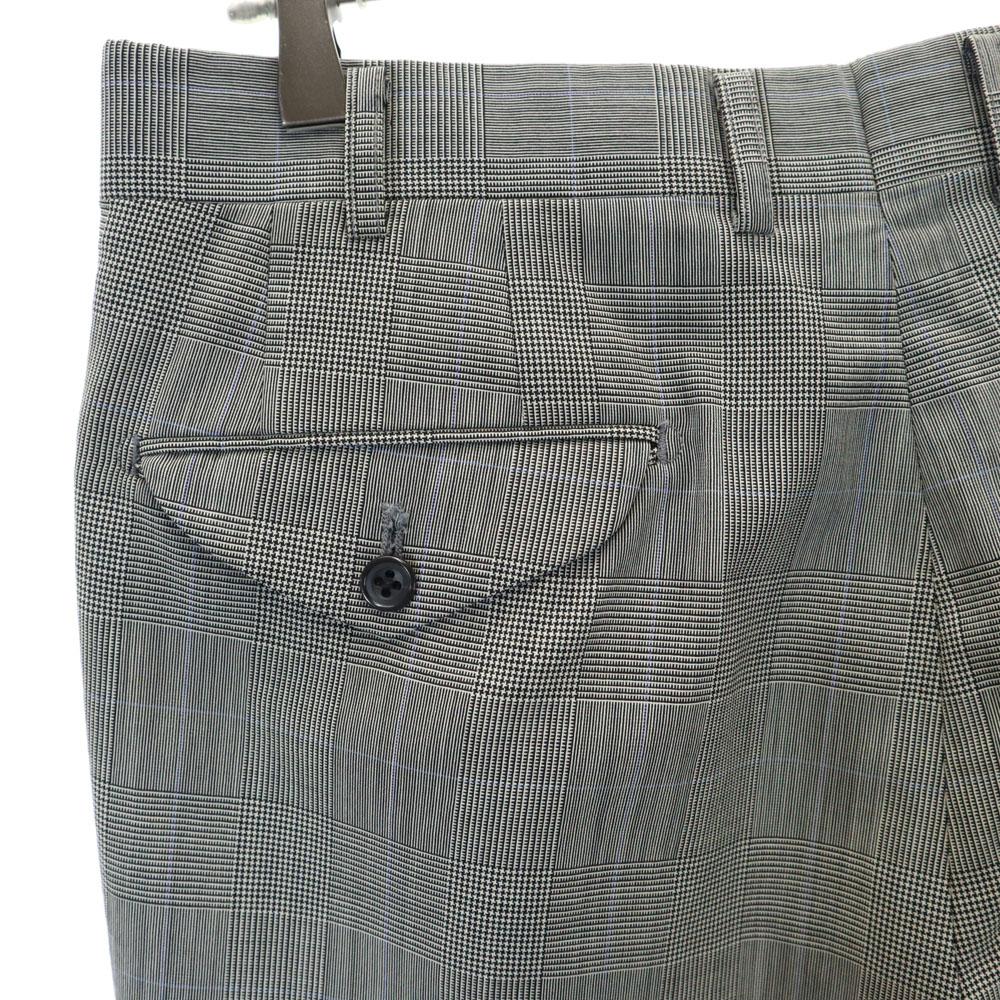 BURBERRY 90s Old Check Pattern Slacks pants W82 gray Men's Used