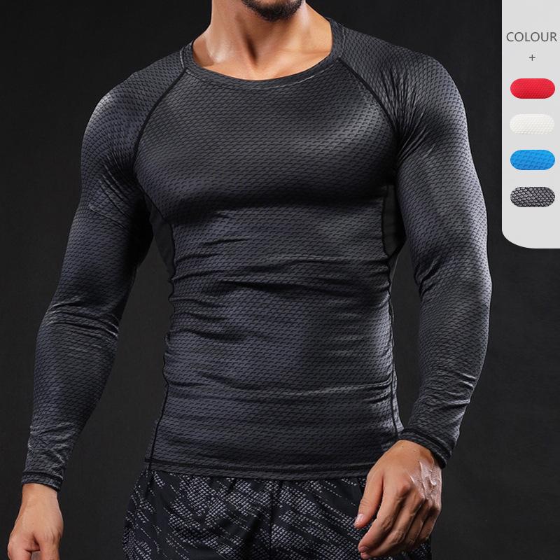 

Men s Pro Fitness Quick-Dry Long Sleeve Training Shirt Medium