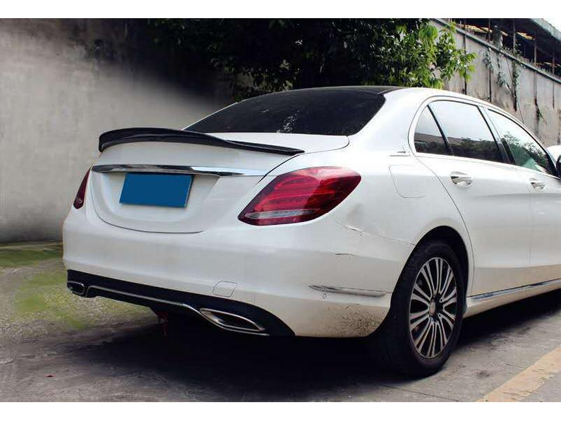 PSM Style Rear Spoiler Air Deflector for Mercedes-Benz C-Class W205 - No Drilling Required