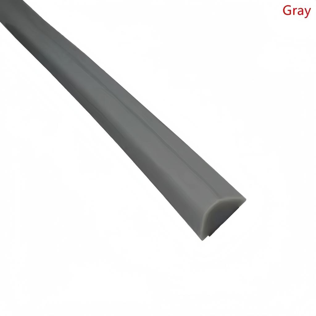 1pc 1mX3cm Bathroom Non-Slip Water Stopper Blocker Shower Dam Dry and Wet Separation Flood Barrier Door Bottom Sealing Strip
