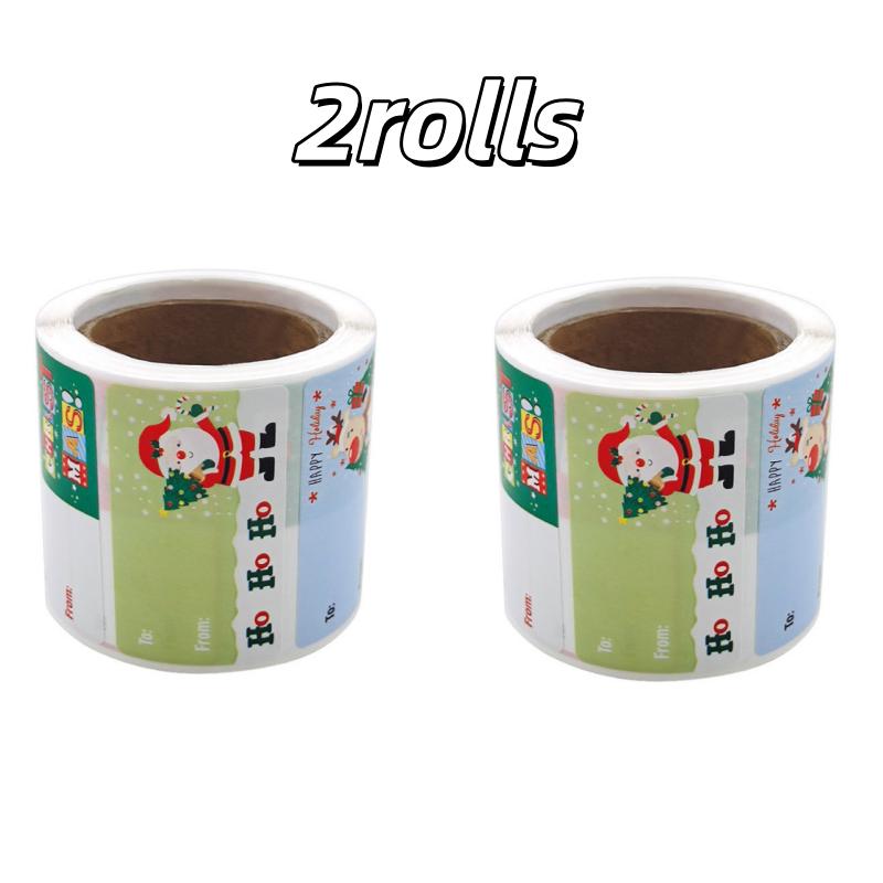 250/500 Autocollants Cartes de Vœux de Noël Festives et Décorations d'Artisanat, Finition Pailletée Auto-Adhésive, Autocollants Vintage Couleurs Assorties