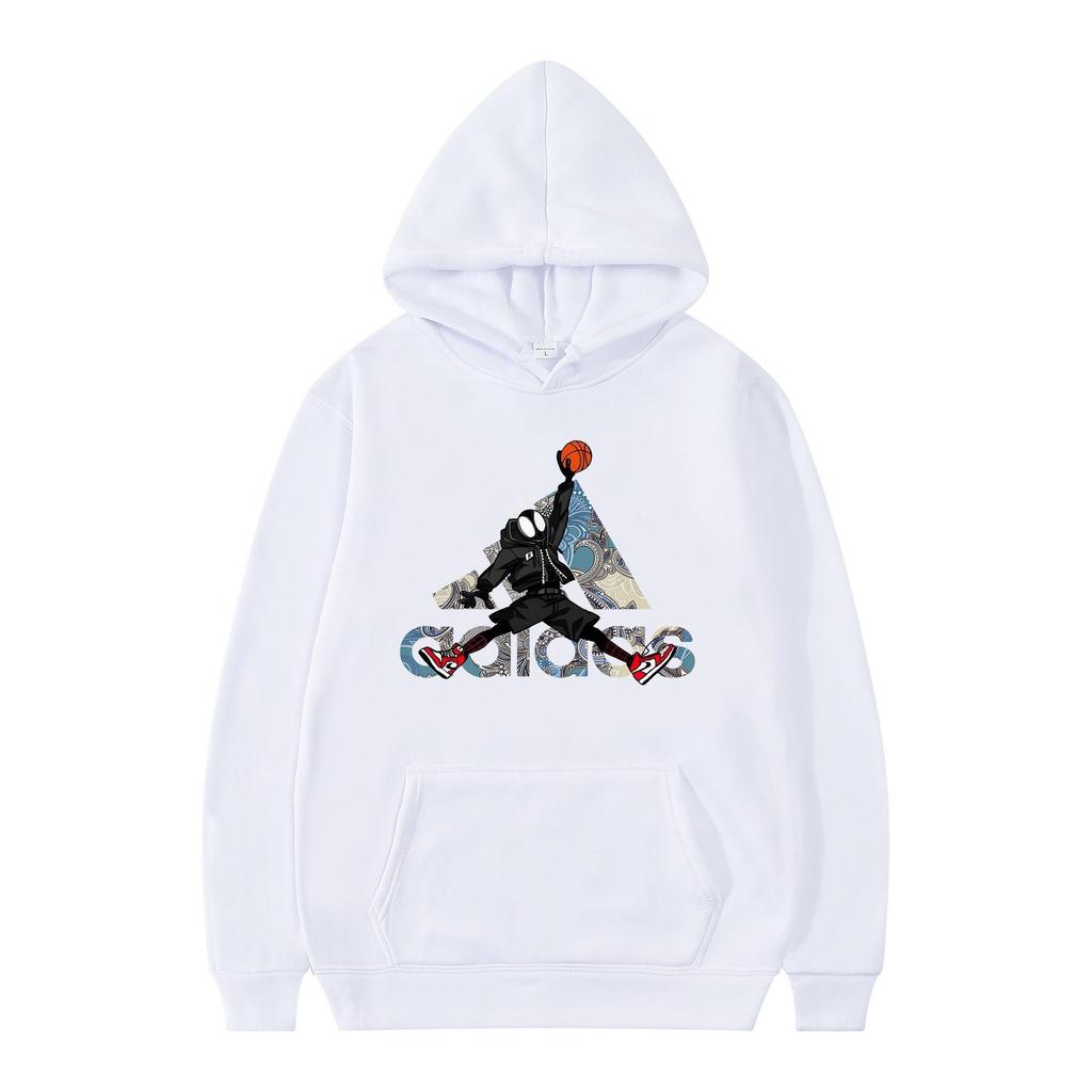 Unisex Spring/Autumn AD Logo Hooded Sweatshirt Fashion Sport Casual Top