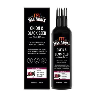 Onion & Black Seed Hair Oil (100 Ml), Onion & Black Seed Hair Oil Man Arden