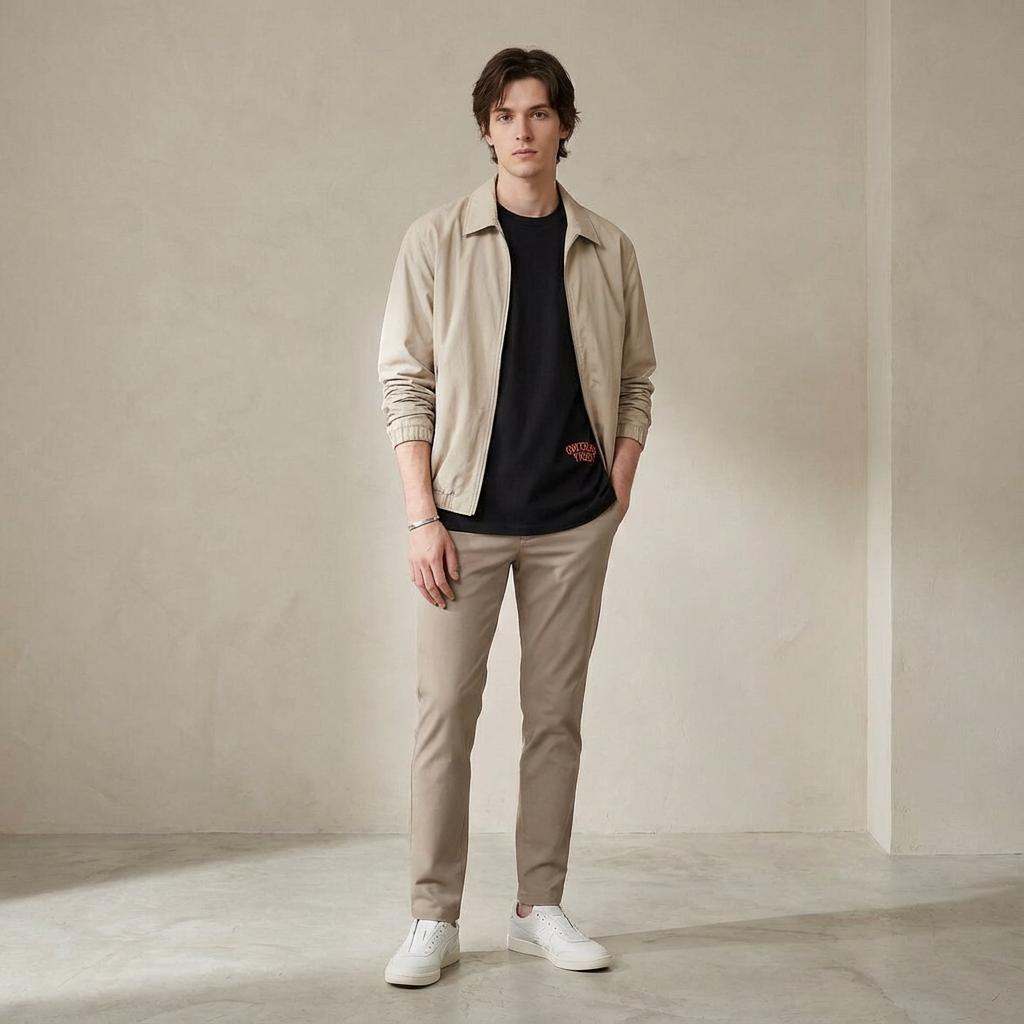 ONITSUKA TIGER Alphabet Animal Print Rundhals Kurzarm T-Shirt Unisex Oberteile Schwarz 2183B150-001