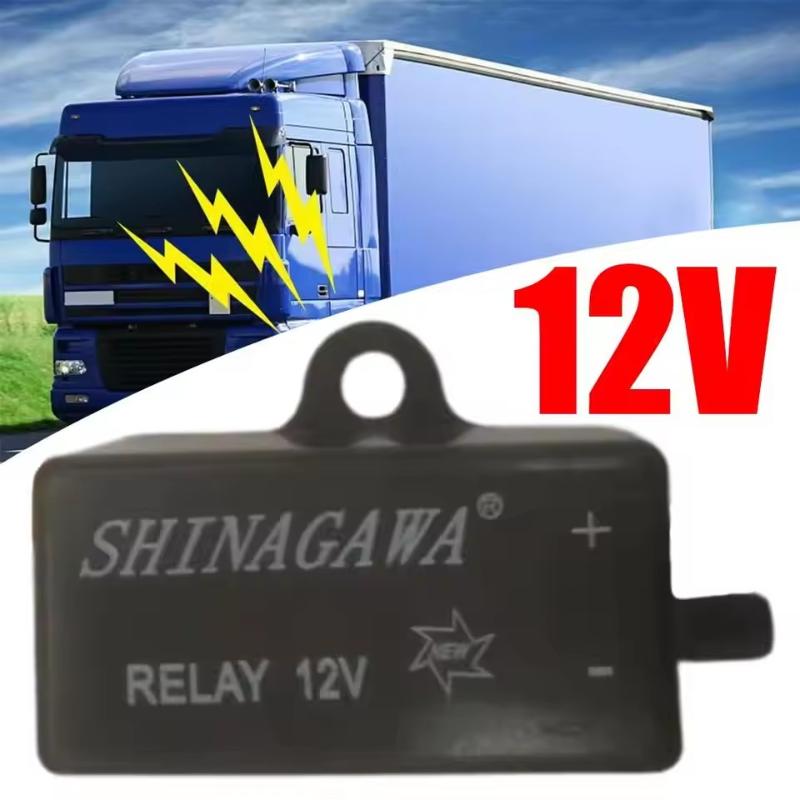Motorcycle Horn Relay 12V High Sensitivity Universal Automotive Controller Replacement for Car ATV Use