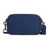 WyattSignature 19 Printed Logo Smooth Calfskin Shoulder Crossbody Bag Small Men's Blue