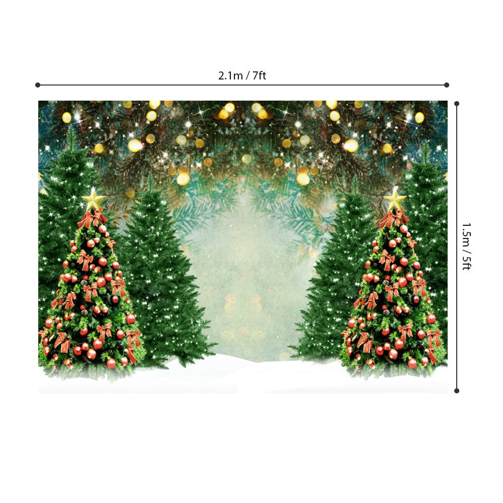 2.1 * 1.5m/ 7 * 5ft Christmas Backdrop Photography Background Portrait Photography Backdrops Photo Studio Props for Christmas Decoration Baby