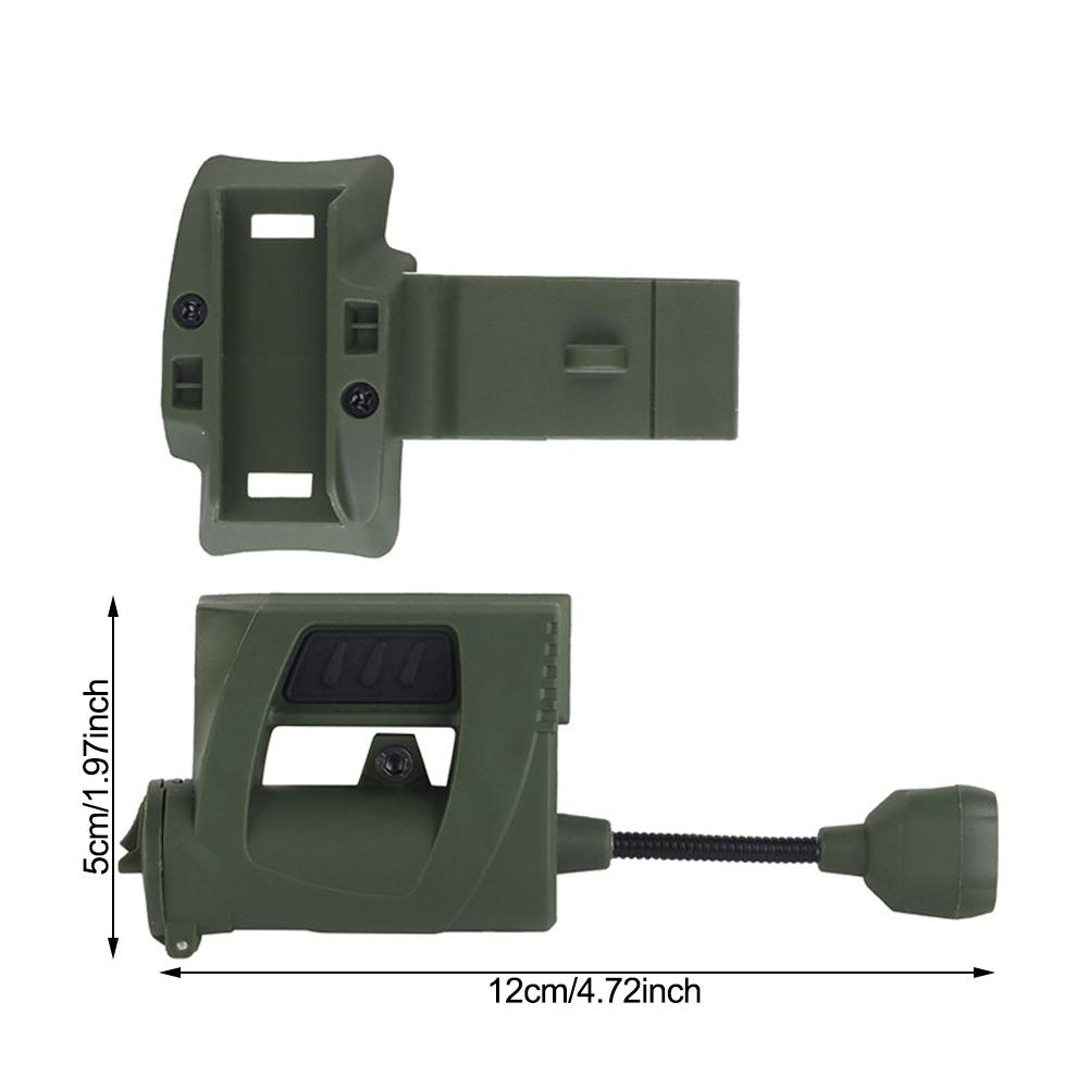 Taktische Helmleuchte 3 Modi LED Taschenlampe Modular Multifunktionale Beleuchtung