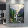 5D Diy Diamond Painting Scenic Waterfall  Cross Stitch Full Diamond Embroidery Mosaic