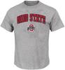 Ohio State Buckeyes Grey Arched Short Sleeve T Shirt by J. America