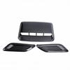 Car Hood Air Flow Vent Decorative Kit Carbon Fiber Pattern Modification Hood Scoop and Side Vents