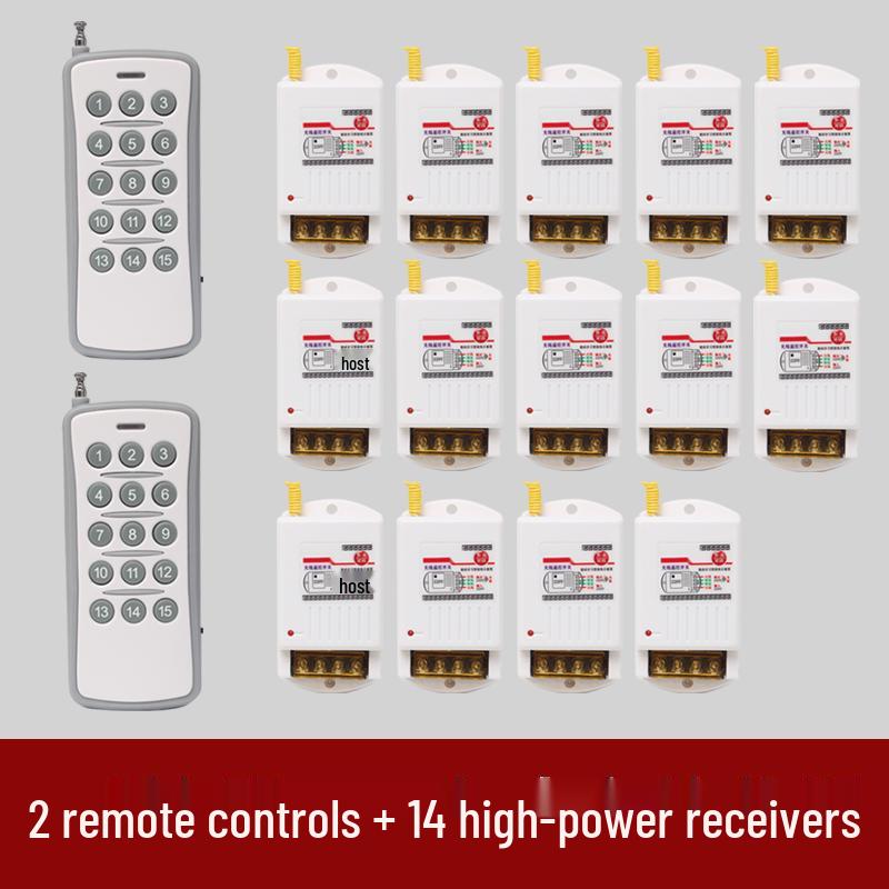 High-Power Submersible Pump with Smart Wireless Remote and Light Control, 220V Multi-Channel Wiring-Free Power Supply