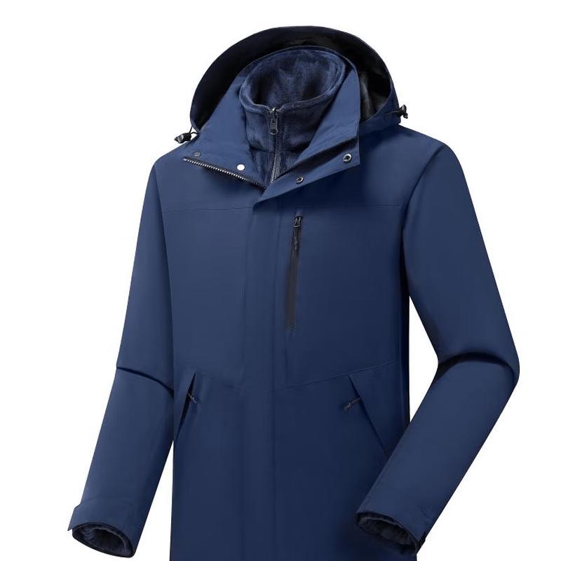 Meishubang Unisex 3-in-1 Outdoor Windproof Warm Jacket & Pants Set M