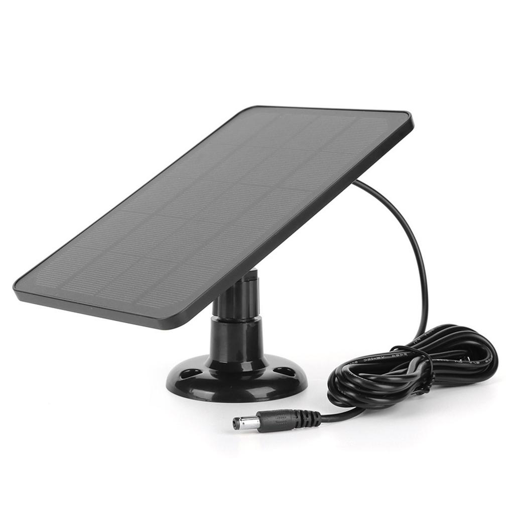 Solar Panel for Security Camera IP6 Waterproof 360 Degrees Adjustable Continuous Power with 10W 5V Charging Solar