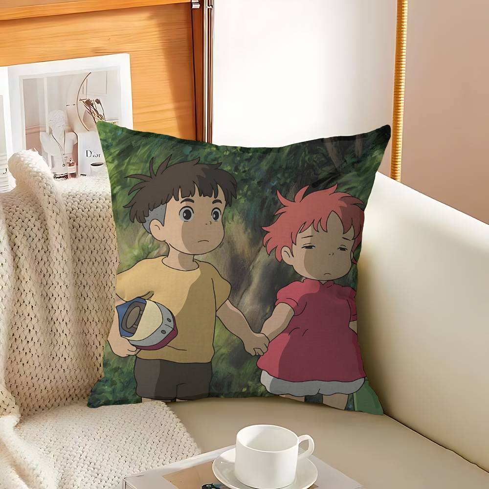 Cartoon PPonyos Movie Pillow Anime Pillow Sofa Bed Head Pillow Cover Cushion Cover x cm Fashion