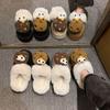 Fairy Style High-end Soft-bottomed Cotton Slippers 2025 Autumn and Winter New Fashionable and Cute Thick-bottomed Fluffy Slippers Women's Outer Wear