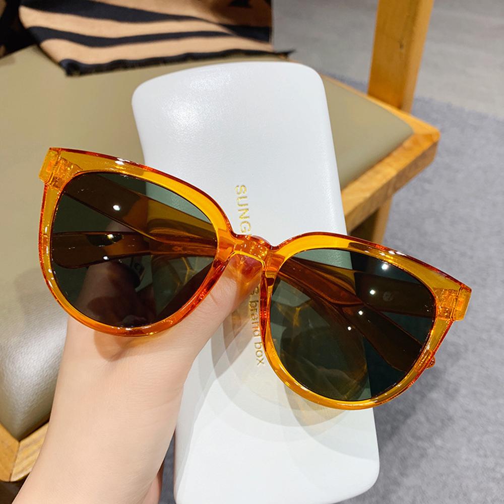 Occhiali da Sole alla Moda Donna Uomo Occhiali da Sole per Femmina Lenti Grandi Colore Gelatina Vintage Occhiali da Sole da Viaggio Guida Occhiali