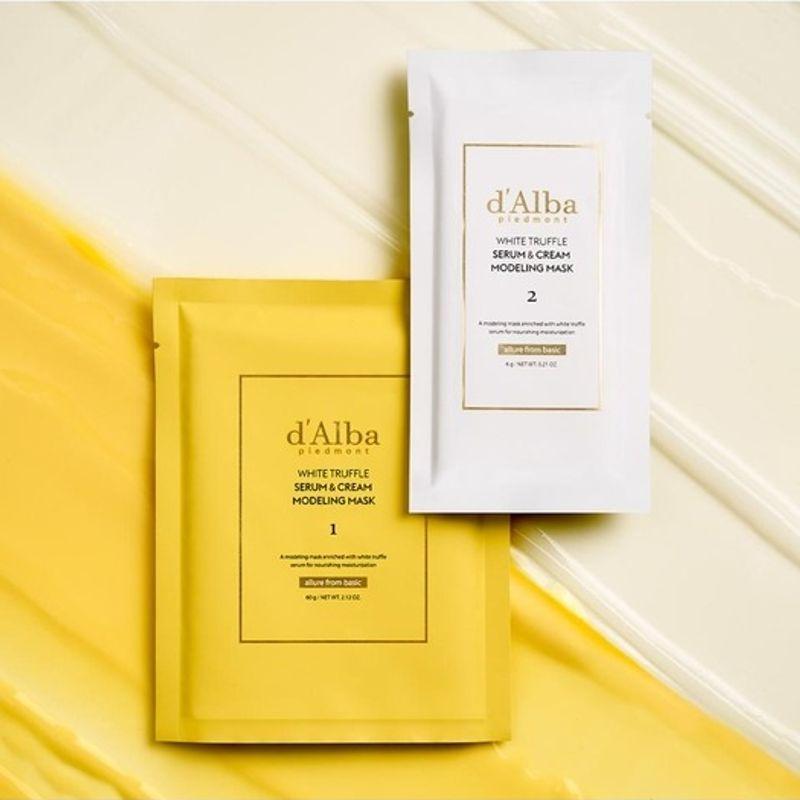 White Truffle Serum & Cream Modeling Mask [Nourishing/Moisturizing] (4 servings) Modeling Mask Nourishing Moisturizing 4ea