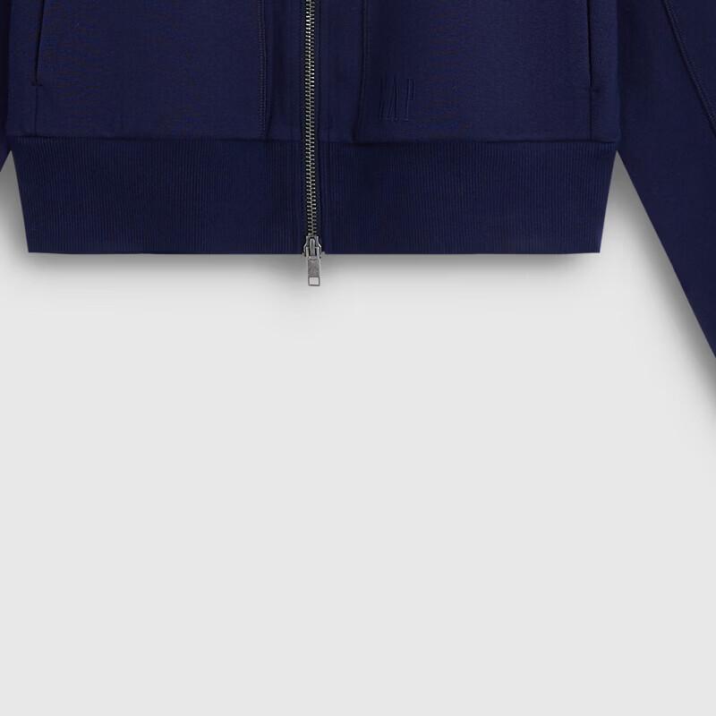 GAP Women's Full-Zip Stand Collar Cardigan Sweatshirt