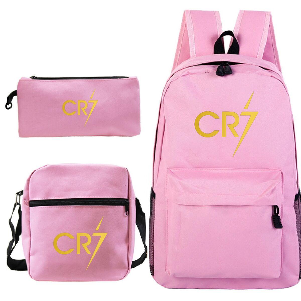 3-delige Schoolrugzakset voor Studenten Grote Capaciteit Oxford Stof Schooltas met Schouderband en Etui no size