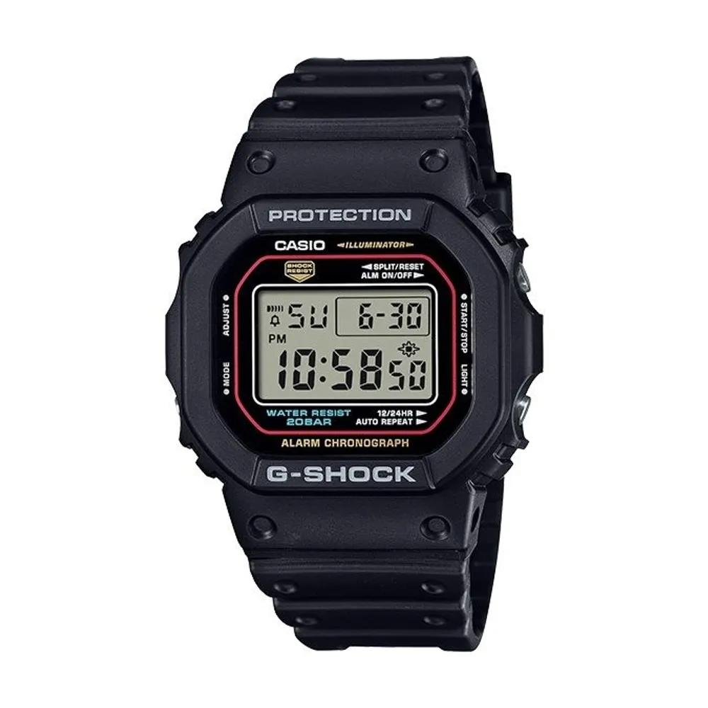 LNW Unisex Square Waterproof Watch_ DW-5600RL-1DR