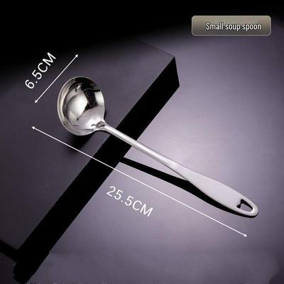 WuTuo 304 Nerezová ocel Zesílená Polévková naběra s dlouhou rukojetí