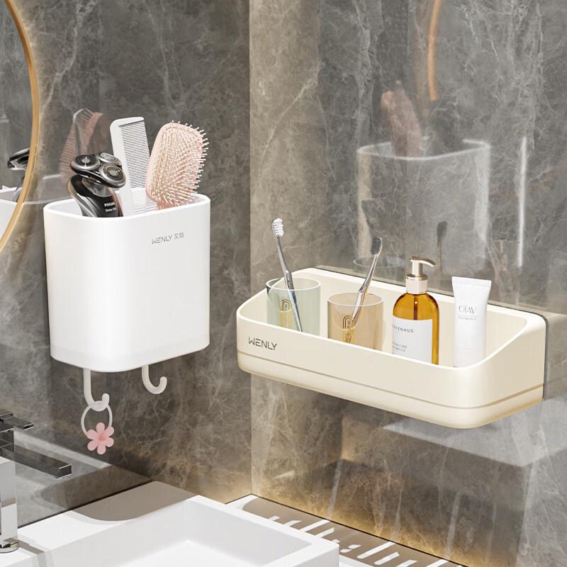 Настенный держатель для расчесок и полка для ванной комнаты LIEI