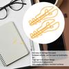 100pcs Bulb Shaped Bulb Shape Paper Clips Metallic Paper Clips  Wedding Decoration