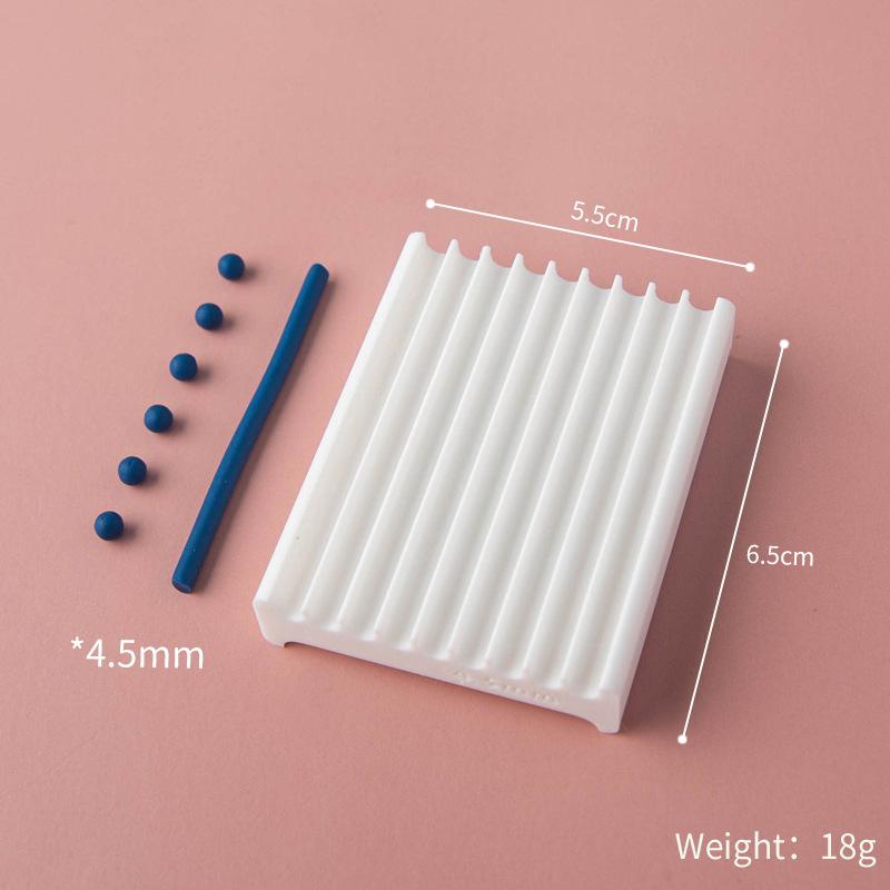 Tira de Atrito/Molde de Bola Macia 1-6mm Cerâmica Macia Diâmetro Disponível em Ambos os Lados Brincos DIY Bola Pequena de Argila Ferramenta de Moldagem Rápida