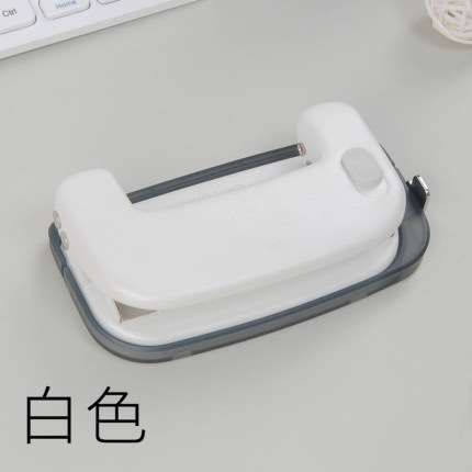 

Double hole punch small punch machine loose leaf A4 paper round hole punch office documents student binding punch (as the picture,2)