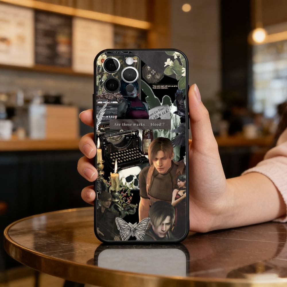 

Ada Wong R-Resident E-Evil Soft Silicone Black Cover,Phone Case For iPhone 17,16,15,14,13,12,11 Plus,Pro Max,XS iPhone15